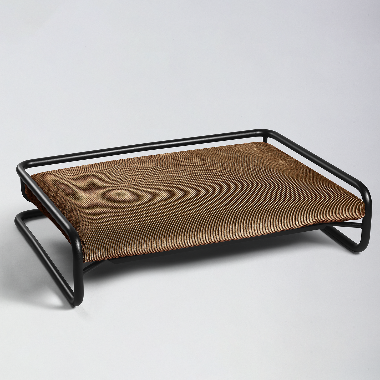 Design Hundebett Freischwinger Stil mit Cordstoff
