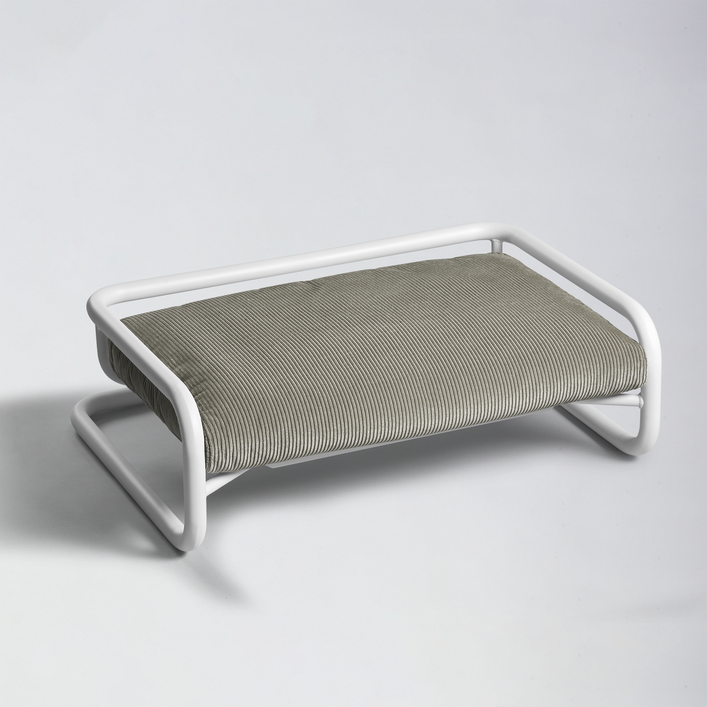 Design Hundebett Freischwinger Stil mit Cordstoff