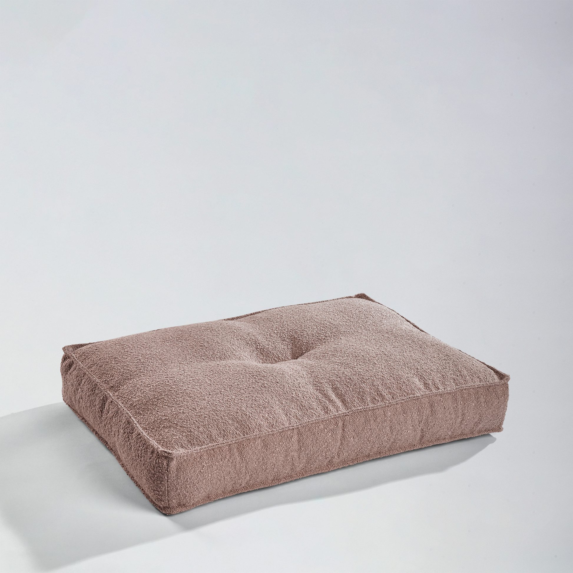 Buciano Hundekissen Faye aus Bouclé in Rosa