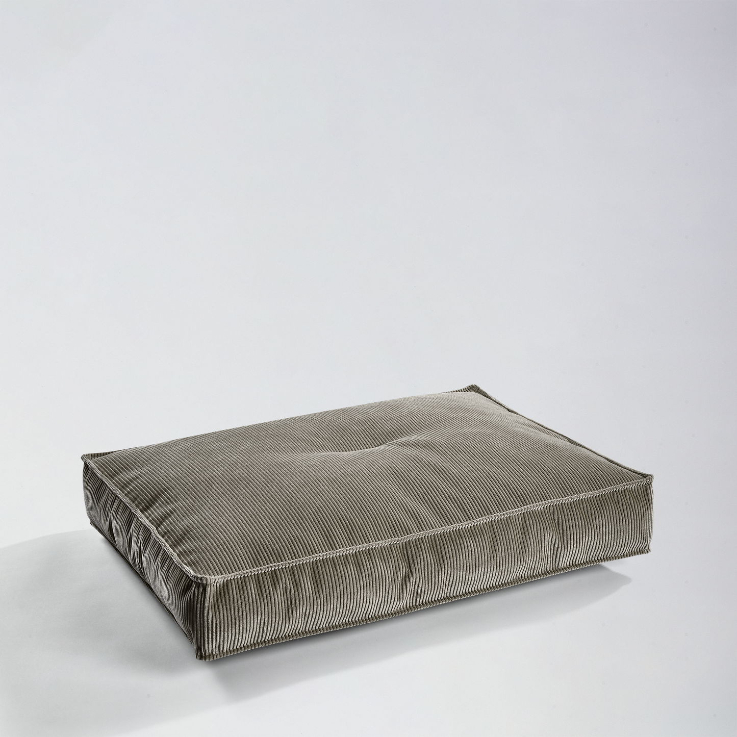 Orthopädisches Design Cord Hundekissen Leia von Buciano in Grau
